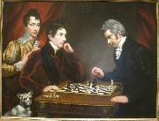 James Northcote Chess Players oil painting